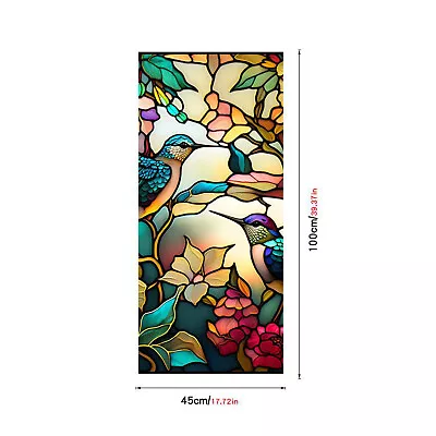 Buy Privacy Static Cling Stained Window Film 3D Church Glass Sticker UV-Anti Decor • 10.99£