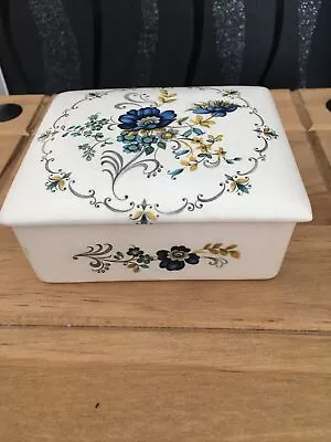 Buy Purbeck Gifts Poole Dorset Trinket Box With Lid Rare Flower Design • 8£