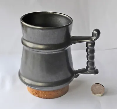 Buy Prinknash Pottery Ltd. Ceramic Tankard With Metallic Glaze & Barley Twist Handle • 3.99£