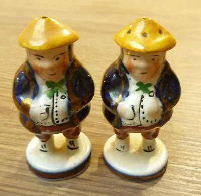 Buy 1920s ANTIQUE ALLERTONS POTTERY TOBY JUG STYLE CRUET SALT AND PEPPER SHAKERS • 16£