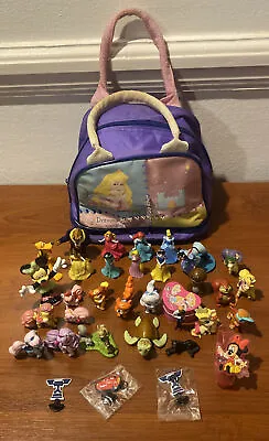 Buy Bundle Of Disney Toy Figure Bag Princess Mickey Mouse Cars Collection Joblot VGC • 28.99£