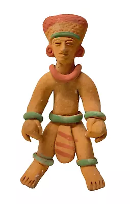 Buy Vintage Mexican Aztec Sculpted Clay Tribal Man • 28.81£