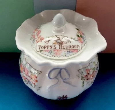 Buy Vintage 1991 Royal Doulton Brambly Hedge  Poppy's Bedroom  Dorothy Pot & Lid 🐹 • 34.95£