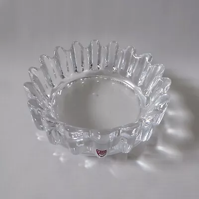 Buy 1970s Orrefors Princess Crown Crystal Glass Bowl Dish. Sven Palmqvist, Sweden • 30£