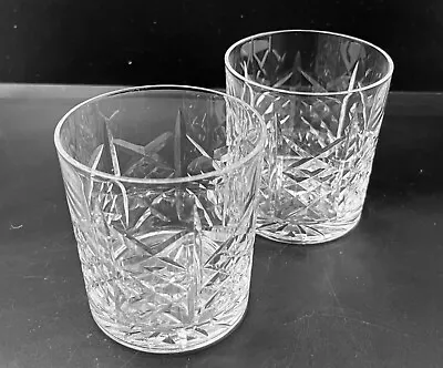 Buy Edinburgh Crystal Highland Whiskey Glass Tumblers X2 • 20£