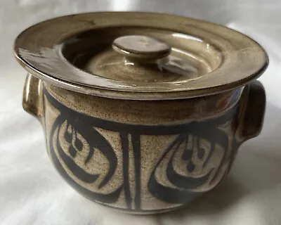 Buy Vintage Studio Art Wellhouse Pottery Devon Small Glazed Lidded Crock Pot Signed • 15£