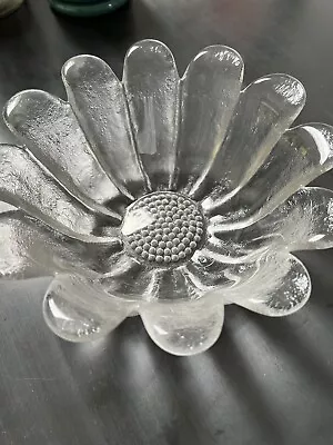 Buy Vintage 24% Lead Crystal Dartington Glass Daisy Collection Deep Bowl • 30£