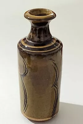 Buy Vintage Rare Studio Pottery Bottle Vase Unmarked 13.5cm Height • 24.99£