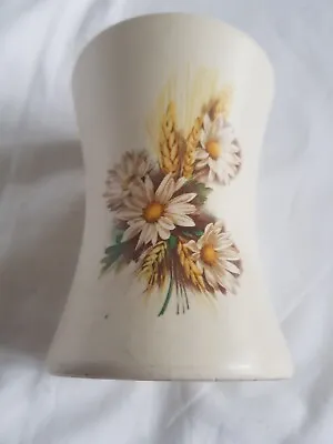 Buy Purbeck Ceramics Swanage Flower Bud Vase Harvest Daisy And Wheat Pattern • 3£