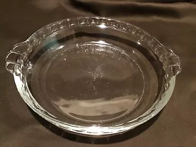 Buy Pyrex Clear Glass Pie Plate 9 Inch Diameter #228 Fluted With Handles • 7.72£