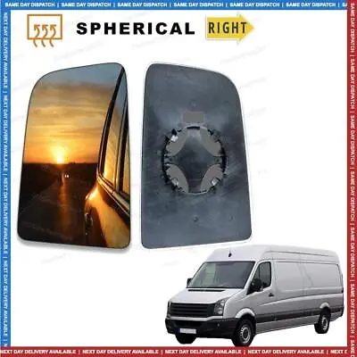 Buy Left Near Side Wing Door UPPER Mirror Glass For VW Crafter 2006-17 • 8.79£