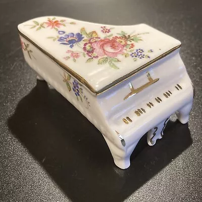 Buy Hammersley Fine Bone China Miniature Grand Piano Floral • 10£