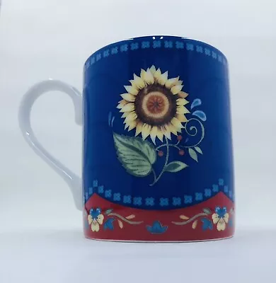 Buy Andrea By Sadek Vera Bradley My Home Sunflower Coffee Mug Emily Design Blue Red • 15.41£