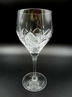 Buy Vintage Royal Doulton Ascot Pattern 7-1/4  Crystal Wine Glass Or Water Goblet • 17£