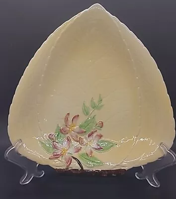 Buy Vintage Carlton Ware Yellow Apple Blossom Leaf Plate Dish Bowl • 14.99£