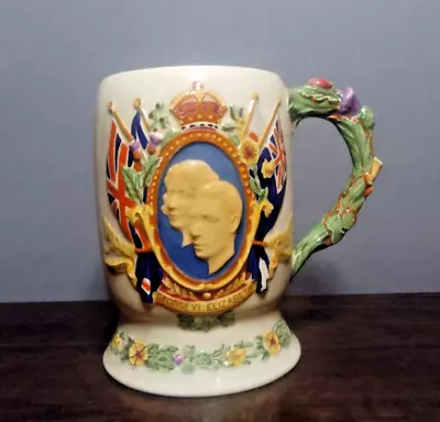 Buy Crown Devon Fieldings Musical Jug Coronation King George VI God Save The King • 20£
