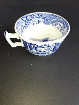Buy Spode Blue Italian Blue White Tea Cup & Saucer • 15£