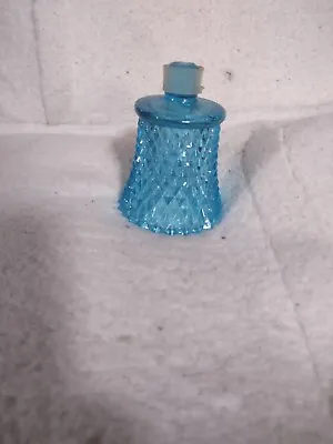 Buy Vintage Blue Ice Diamond Point Cut Candle Holder • 4.74£