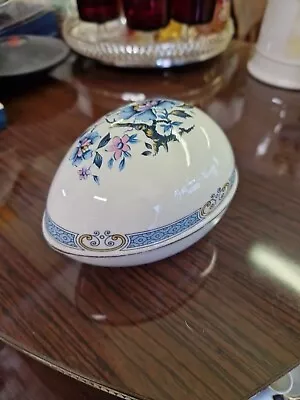 Buy Vintage Sadler Porcelain Lidded Vanity Collectable Trinket Egg • 4.99£