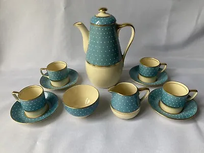 Buy Grays Pottery , Sunbuff ,Rare 1930s Art Deco , Coffee Set, Good Condition • 165£