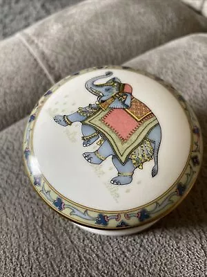 Buy Wedgwood 1993 Blue Elephant Trinket Box Porcelain Lidded Bone China England. • 8.79£