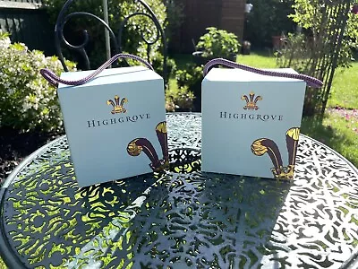 Buy BNIB Pair Of Highgrove Glass Tea Light Holders Ideal Gift • 5£