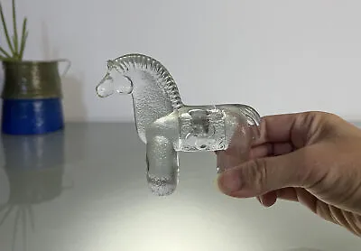 Buy Kosta Boda Glass Horse Candleholder By Bertil Vallien • 37.95£