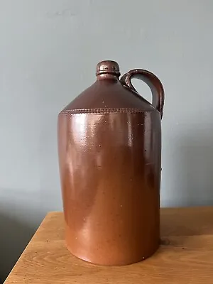 Buy Antique/Vintage Salt Glazed Flagon Stoneware Jar • 5£