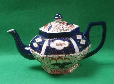 Buy Vintage Britex Ware Gaudy Welsh Style Tea Pot A/F  #R286 • 3.99£