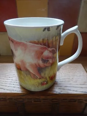 Buy Fenton  China Pig Mug Designed Exclusively By Ann Blockley 3 1/2  Tall X 3  Diam • 8.99£