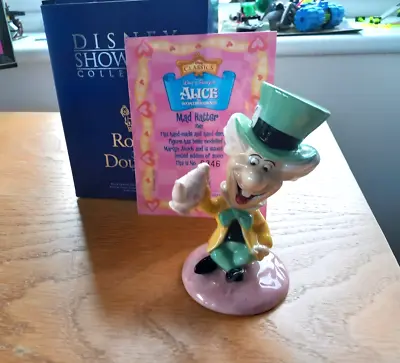 Buy Royal Doulton Walt Disney's Alice In Wonderland Mad Hatter Figurine Ltd Ed Bxd • 44.99£