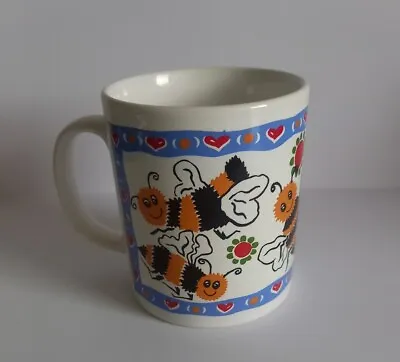 Buy Vintage Staffordshire Tableware Bee Scene Mug Made In England Retro • 6£