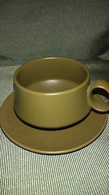 Buy Carlton Ware 1960 Green Set Of 6 Cups & Saucers • 34.99£