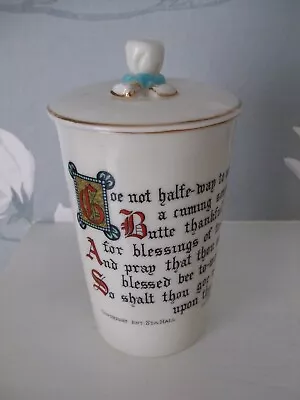 Buy W H Goss Crested China Large Beaker With Verse • 10£