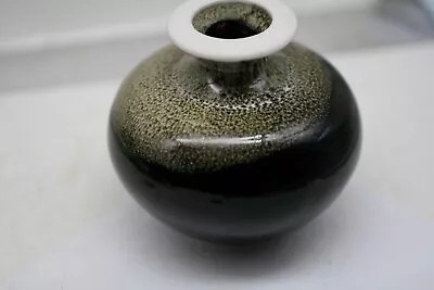Buy Louis Mulcahy Brown Glazed Posy Vase Irish Studio Pottery Z2 • 24£