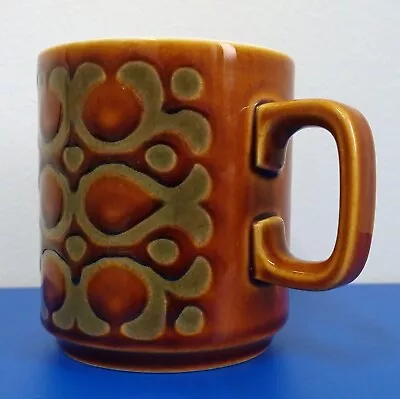 Buy Vintage Retro Hornsea Brote Brown Green Pottery John Clappison 1970s Rare Mug • 26£