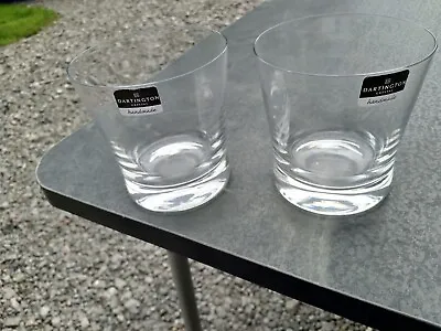 Buy Dartington Bar Excellence Lead Crystal Set Of 2 Whisky Rocks Glasses / Tumblers • 35£