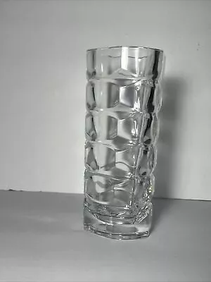 Buy Cristal D' Arques Durand Ancenis Optic Block Clear 6.5” Lead Crystal Vase France • 14.41£