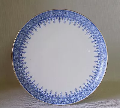 Buy ROYAL WORCESTER 230mm CAKE PLATE - BLUE & GILTED DATED 1903 - GREAT CONDITION • 5.49£