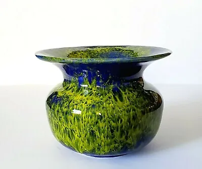 Buy Vintage Mcm Pottery Drip Glazed 1970's Jar Vase • 46.41£
