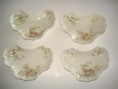 Buy Vtg Set Of 4 John Maddock And Sons Bone, Candy Dishes England Floral Scalloped • 14.38£