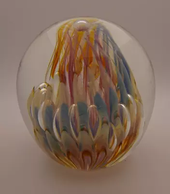 Buy Signed 1989 Nick Del Matto Studio Art Glass Paperweight • 61.57£