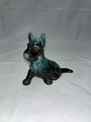Buy Blue Mountain Pottery Drip Glaze Terrier Dog Figurine • 17.93£