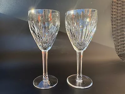 Buy Gorgeous Pair Of WATERFORD CRYSTAL Carina Claret Wine Glasses, Ireland MINT • 140.80£
