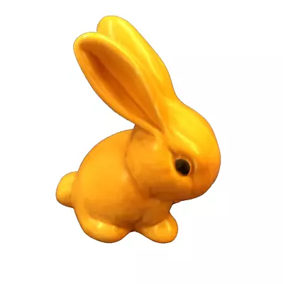 Buy Unusual Wade Heath Snub Nosed  Rabbit No. 305, 5 5  Tall. Yellow/ Orange Colour. • 18.99£