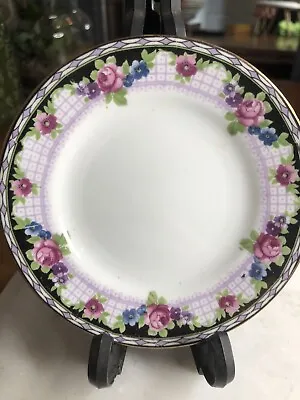 Buy Really Pretty Tea Plate With Roses & Floral Border, By Paragon China, England • 0.95£