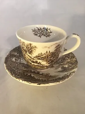 Buy Vintage Ridgway Ridgways Meadowsweet Ironstone Staffordshire Cup And Saucer • 17£