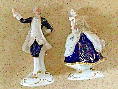 Buy Royal Dux Czech Rare Aristocratic Couple Dancer Figurines Mint • 99£