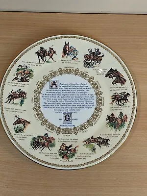 Buy Aynsley Fine Bone China  The Grand National Steeple Chase Race  Plate • 5£