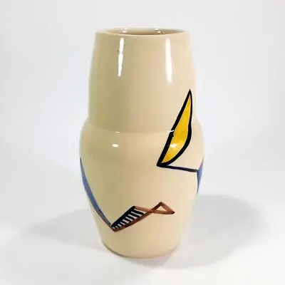 Buy Vintage Mid Century Modern MCM Australian Pottery Abstract Vase Signed AA6 • 38.41£